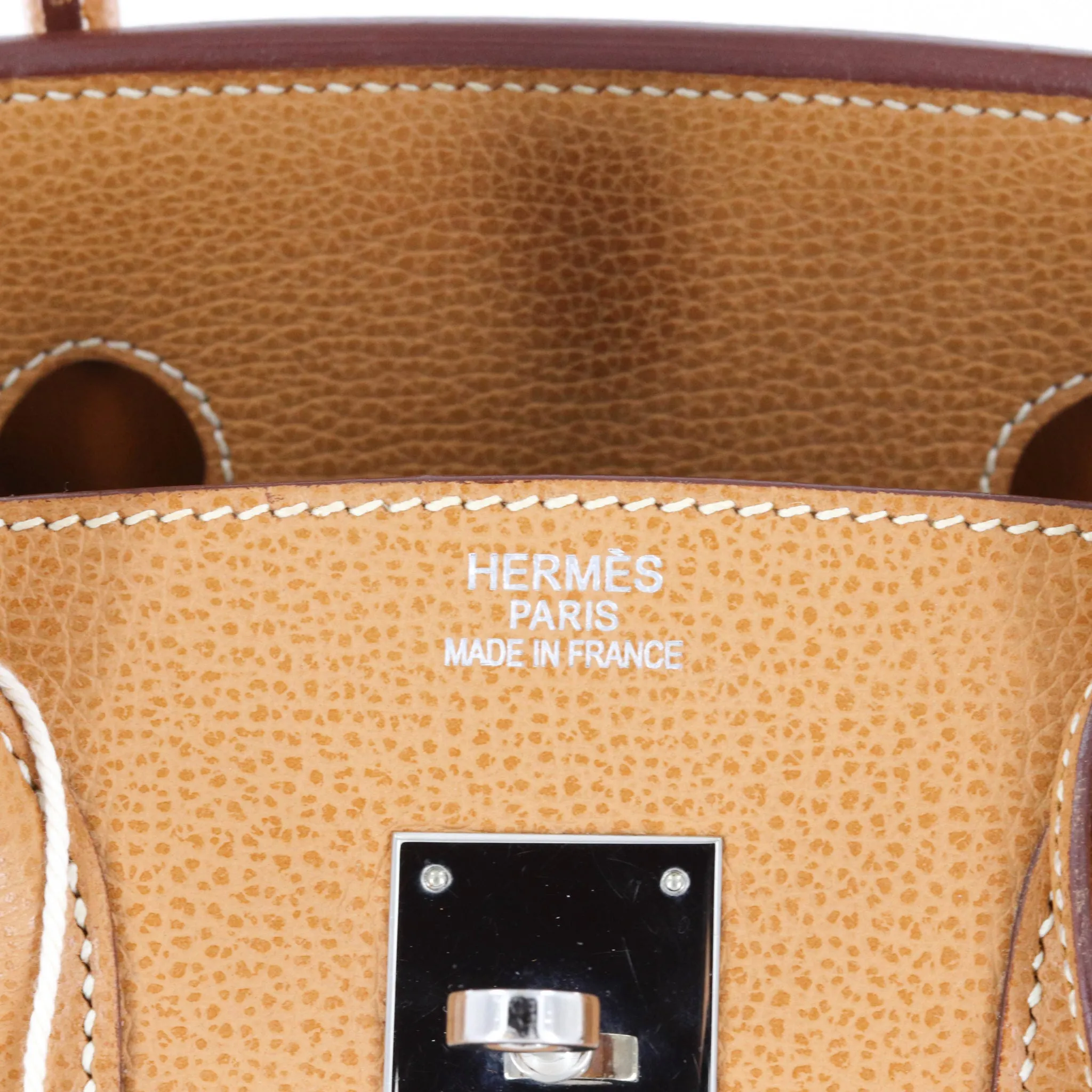 Birkin 35 Gold Vache Liegee  J-Stamp Palladium Hardware