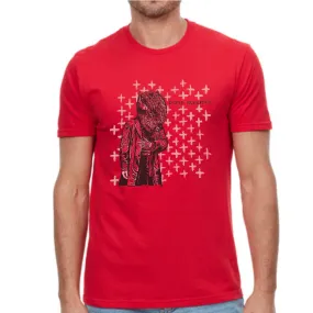 Bison Man Tee - Red