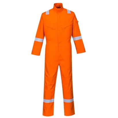 Bizflame Ultra Flame Retardant Industrial Hi Vis Coverall - FR93