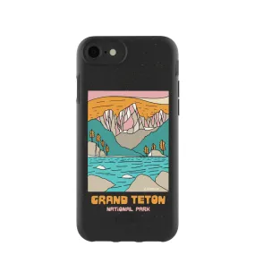 Black Grand Teton iPhone 6/6s/7/8/SE Case