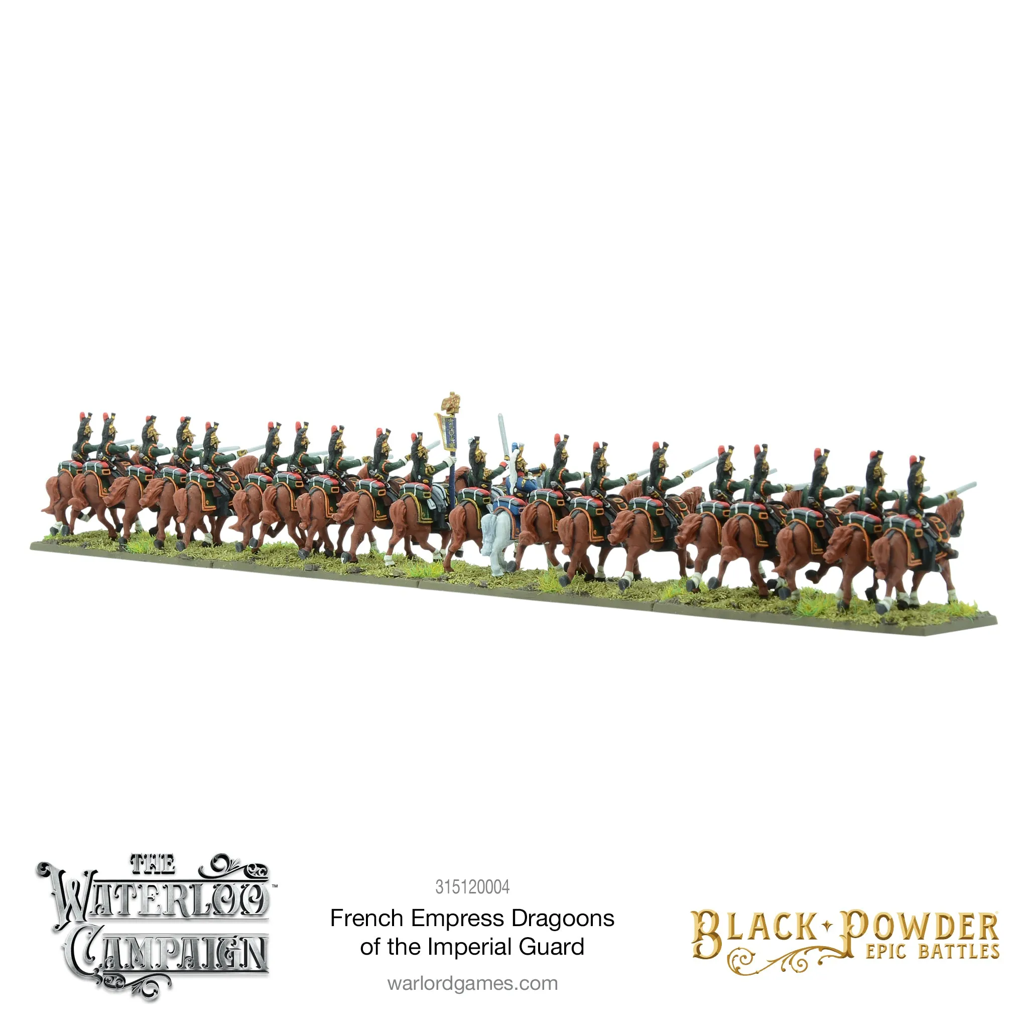 Black Powder Epic Battles: Waterloo - French Empress Dragoons of the Imperial Guard