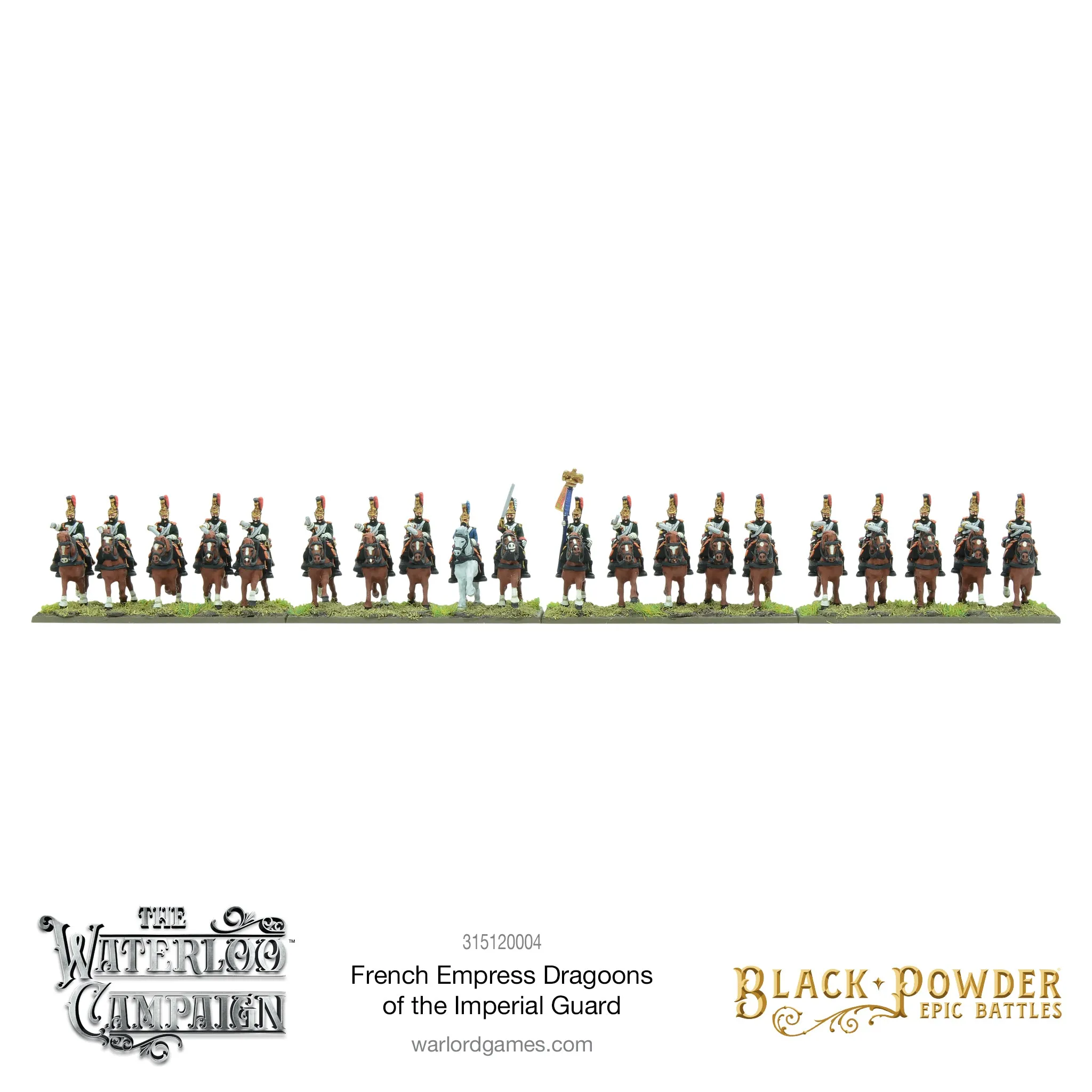 Black Powder Epic Battles: Waterloo - French Empress Dragoons of the Imperial Guard