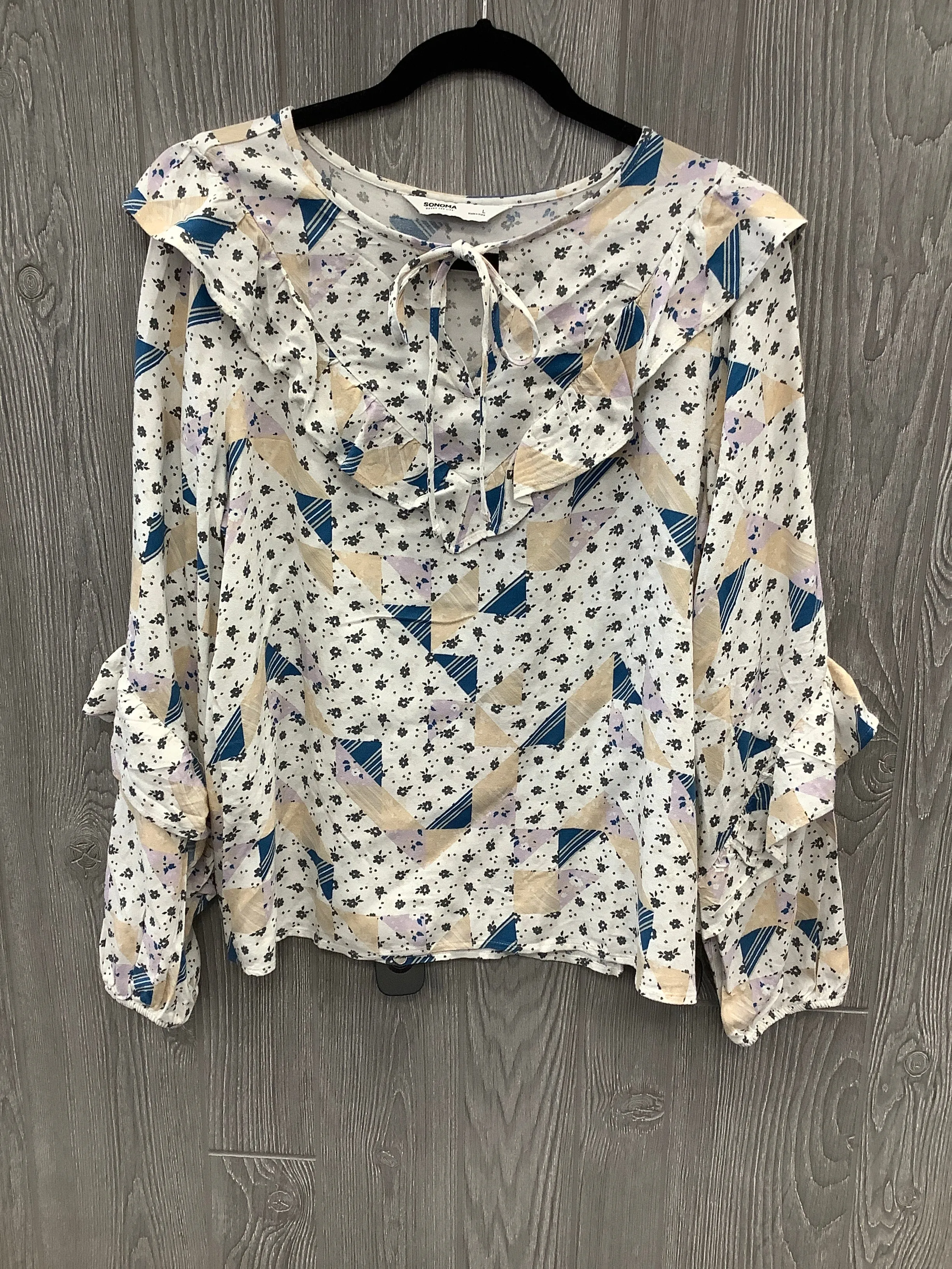 Blouse Long Sleeve By Sonoma  Size: L