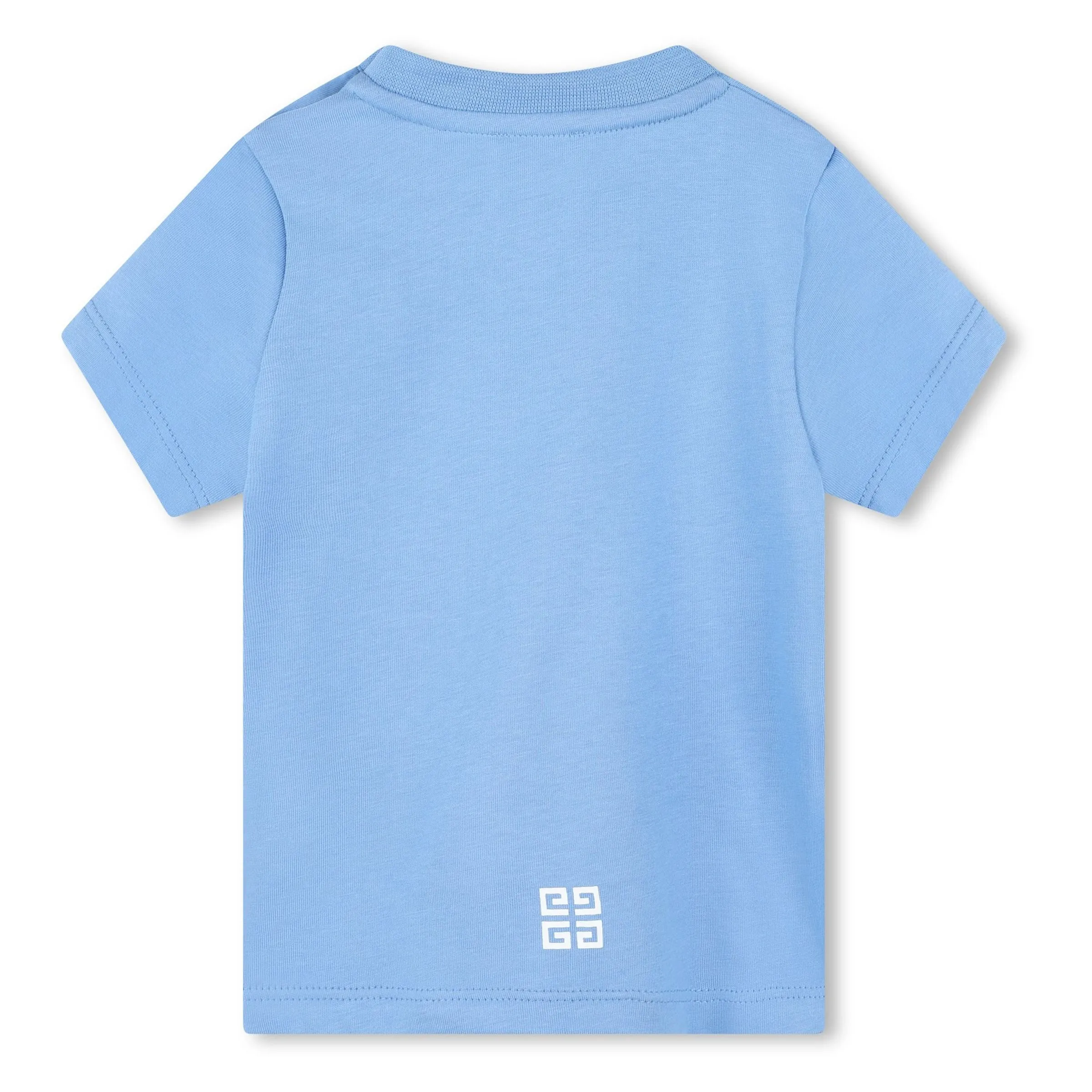 Blue Logo Print T-Shirt