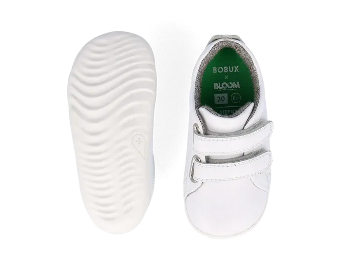 Bobux Step Up Grass Court - Optical White