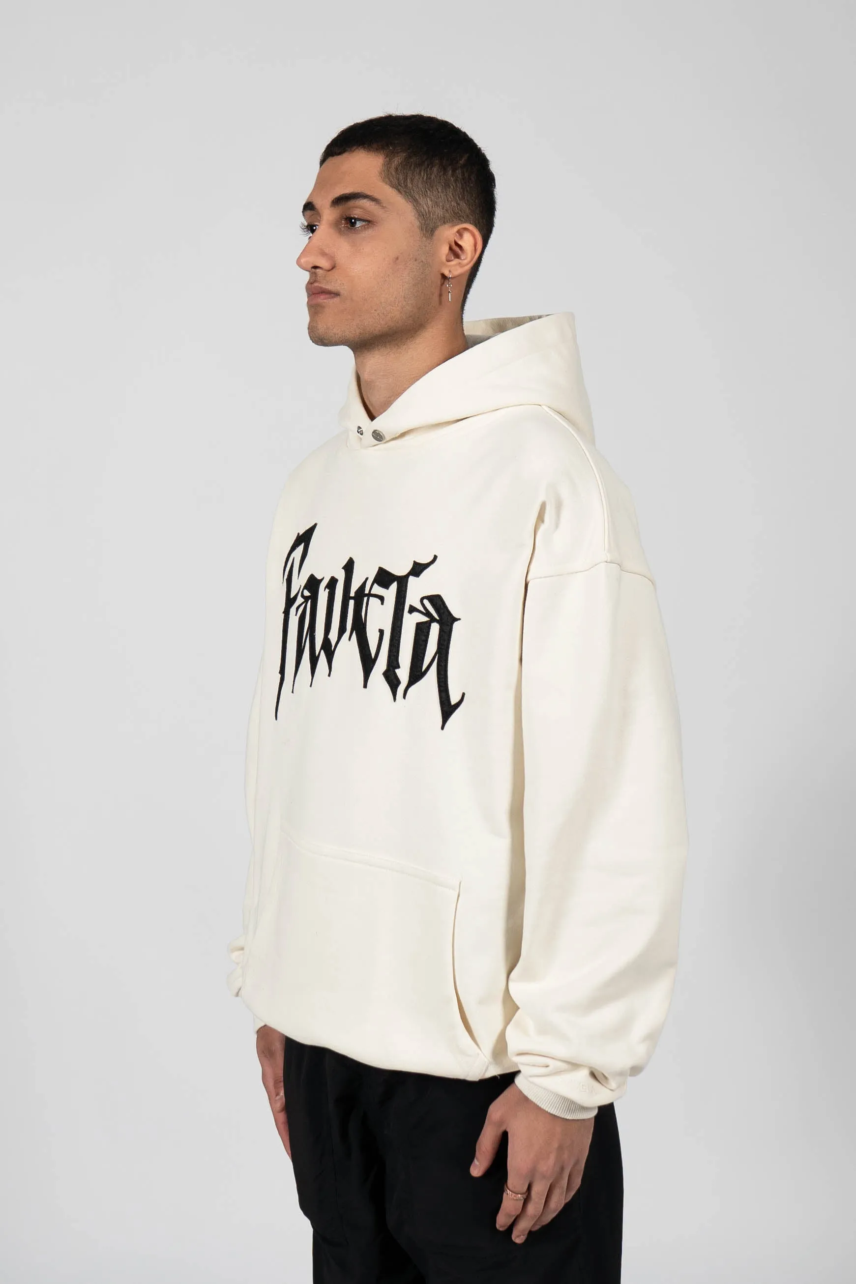 BOLT FLEECE VANILLA HOODIE