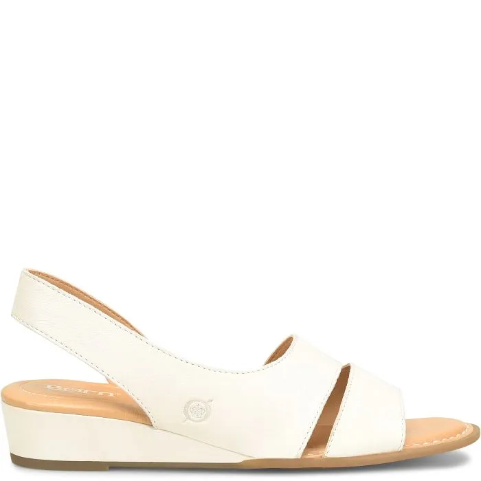 Born Crista White Ivory Women's Sandal