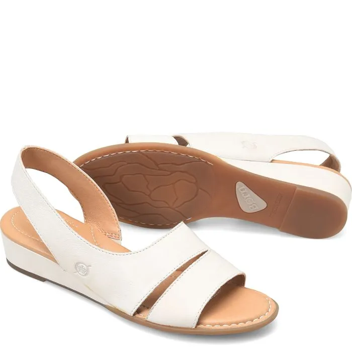 Born Crista White Ivory Women's Sandal