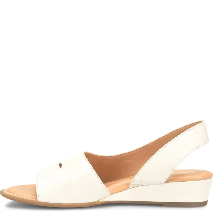 Born Crista White Ivory Women's Sandal