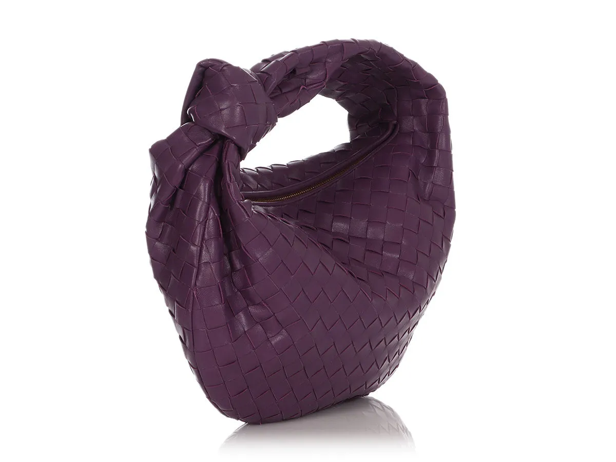 Bottega Veneta Purple Teen Jodi Hobo