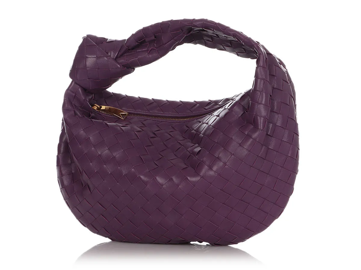 Bottega Veneta Purple Teen Jodi Hobo