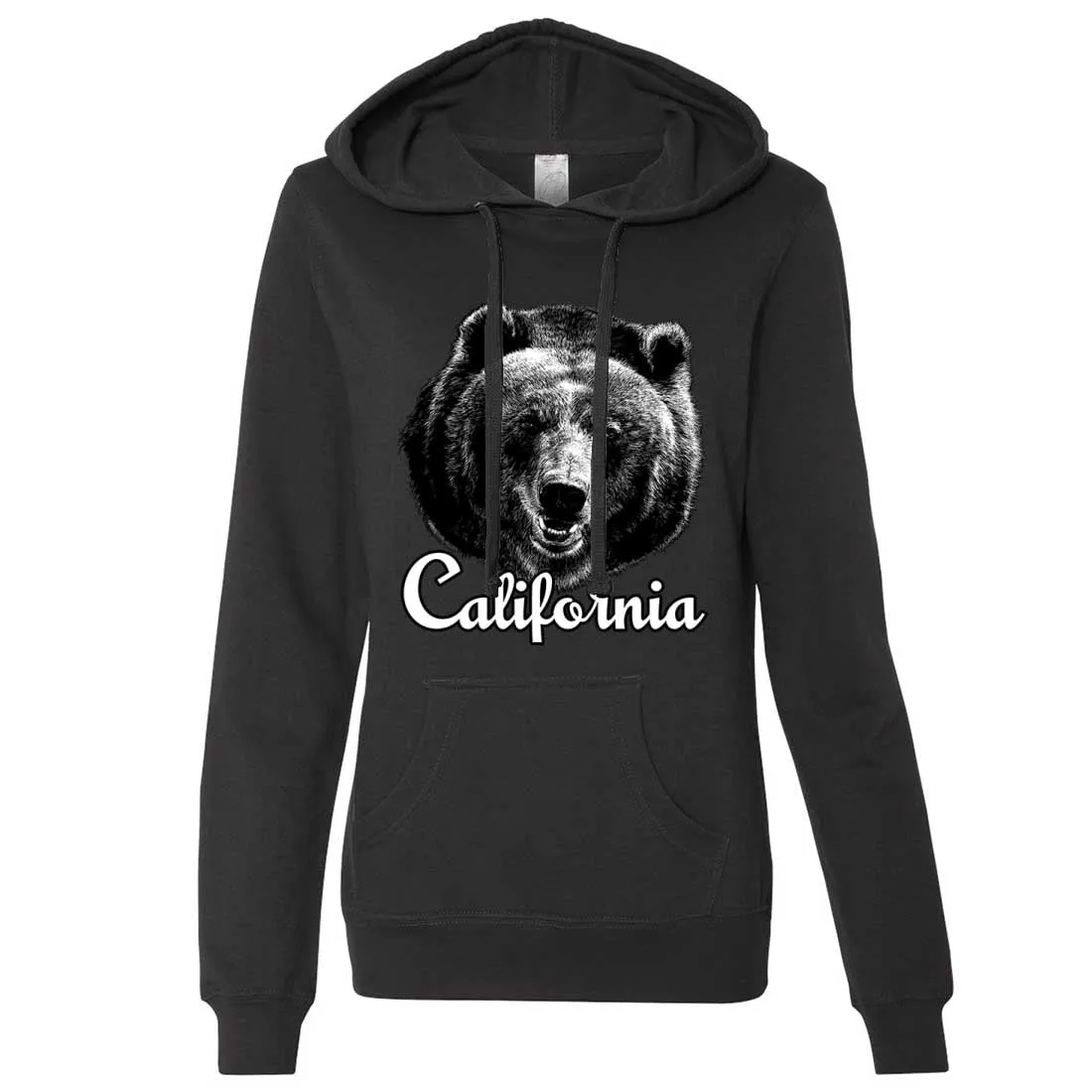 California Grizzly Bear Ladies Lt./Wt. Hoodie