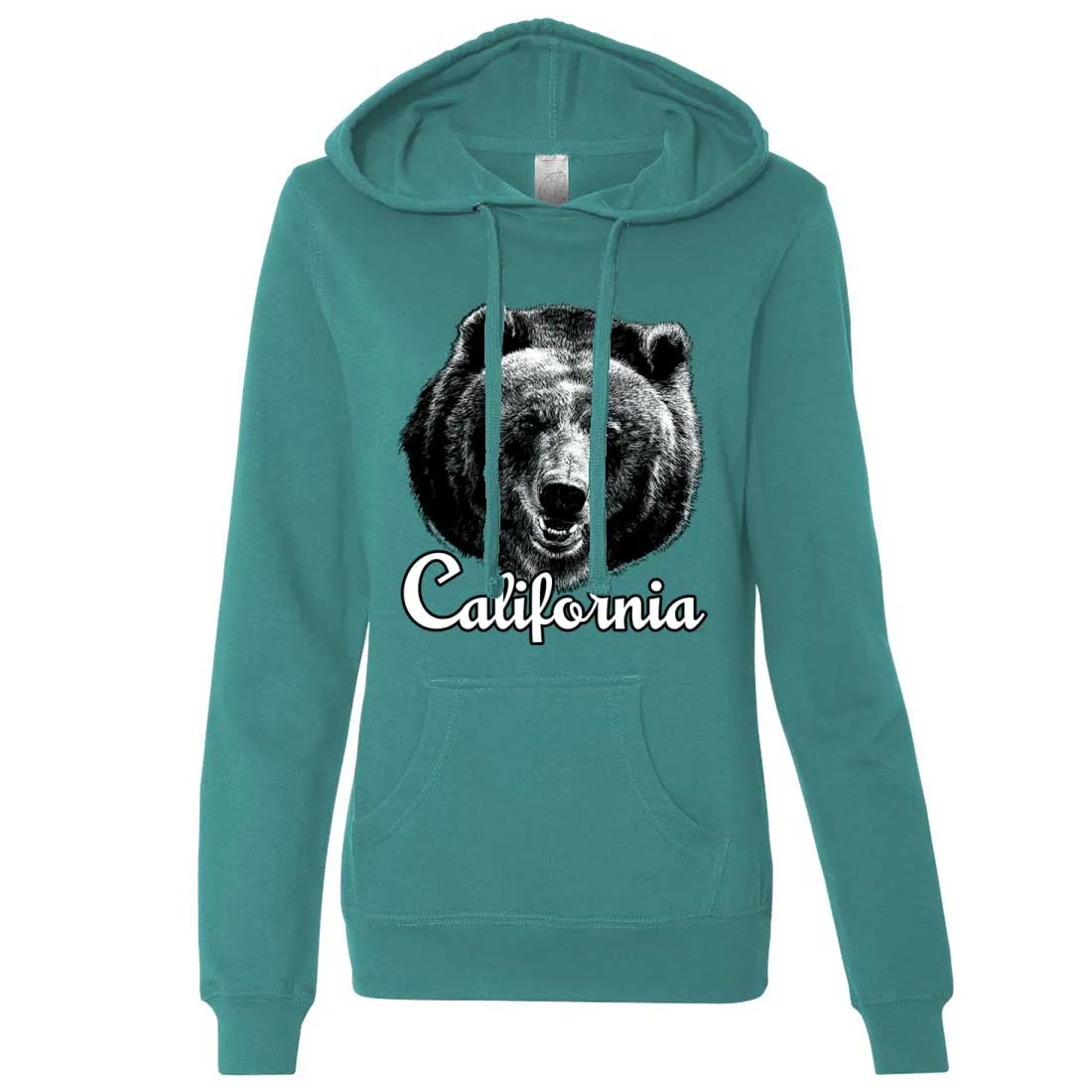 California Grizzly Bear Ladies Lt./Wt. Hoodie