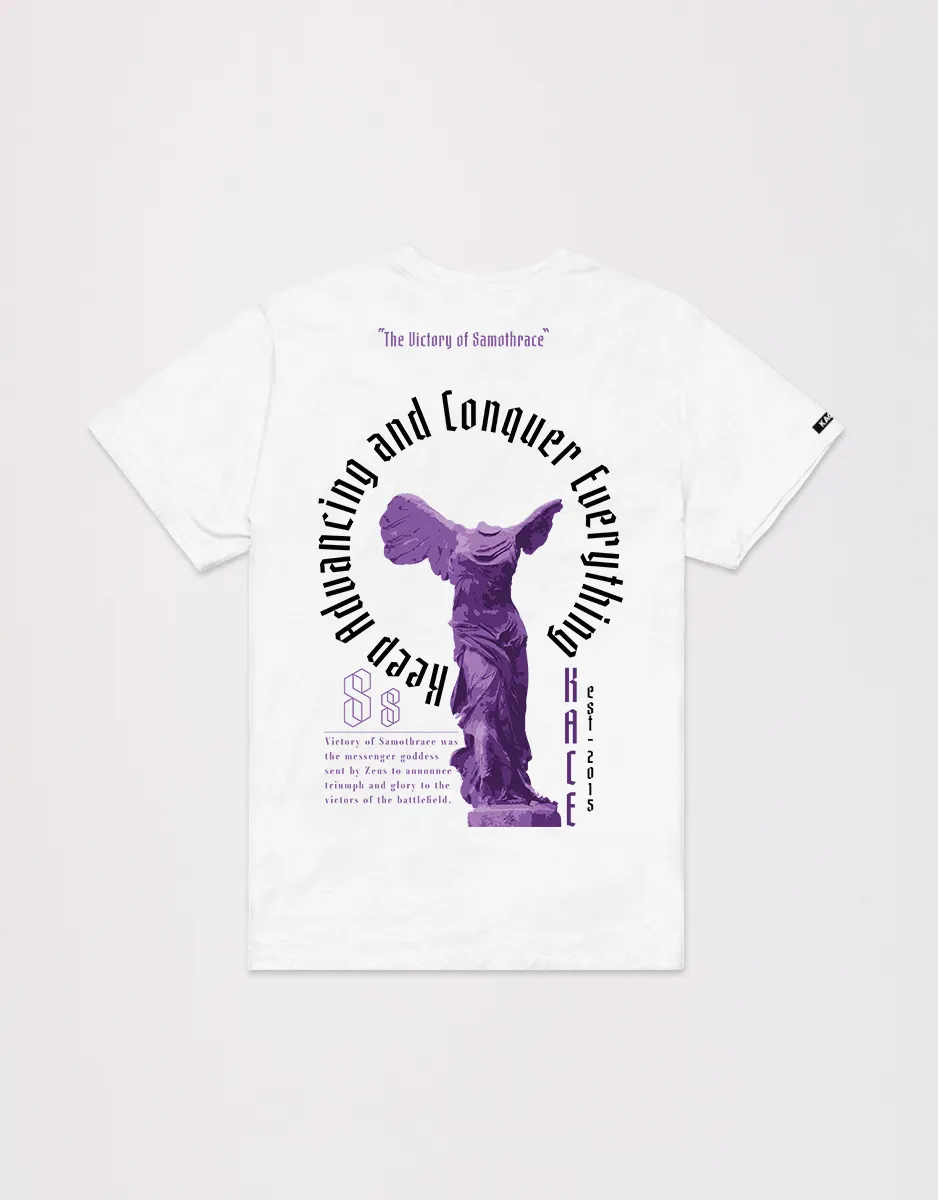 Camiseta Samothrace Branca Kace Victory