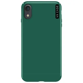 Capa para iPhone XR de Polímero Verde Meia-noite