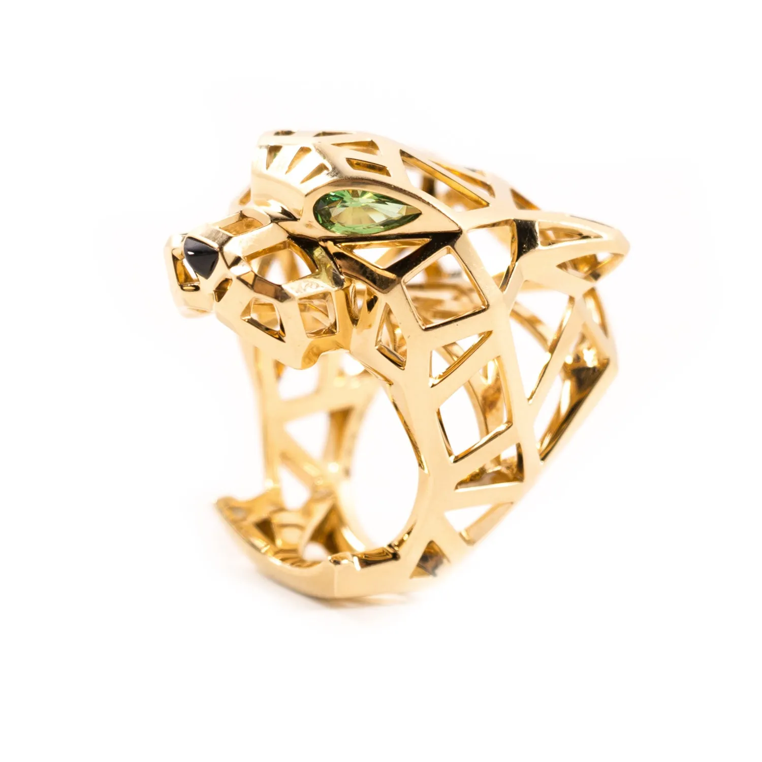 Cartier Panthère de Cartier Onyx 18K Gold Ring