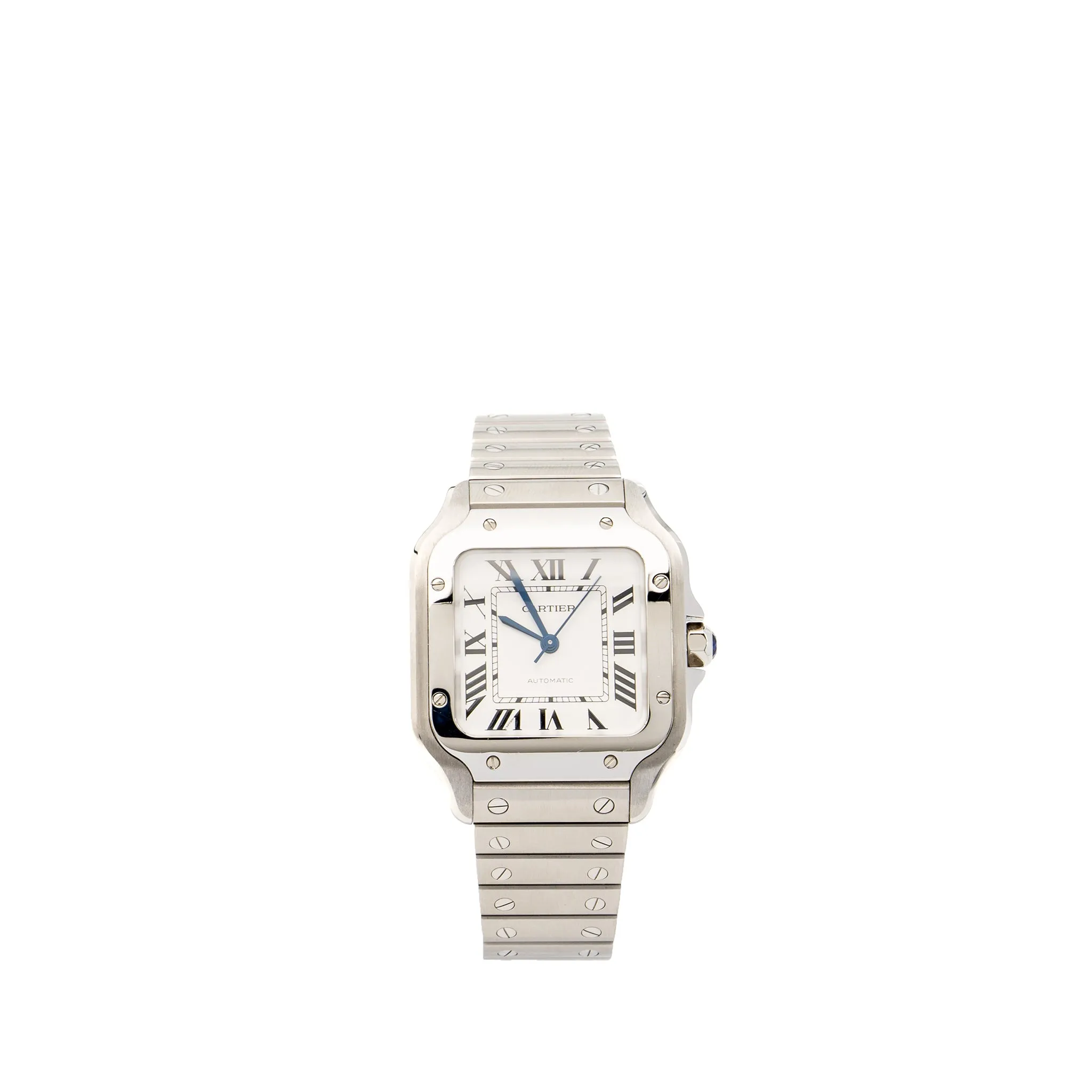 Cartier Santos De Cartier Watch Medium Model Stainless Steel Ref:WSSA0029