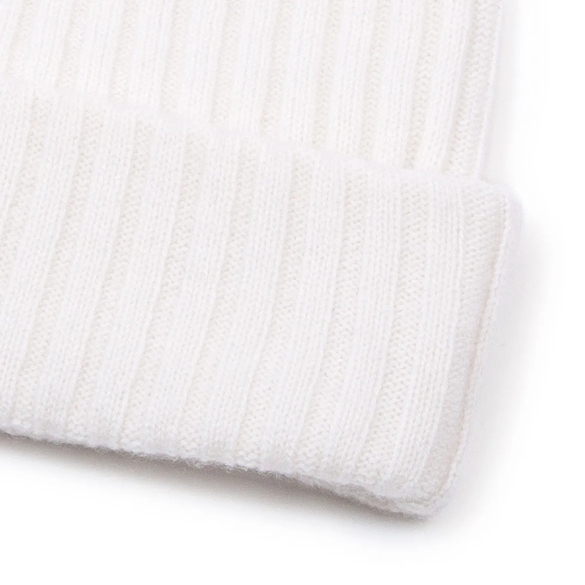 Cashmere beanie "Oda" - white