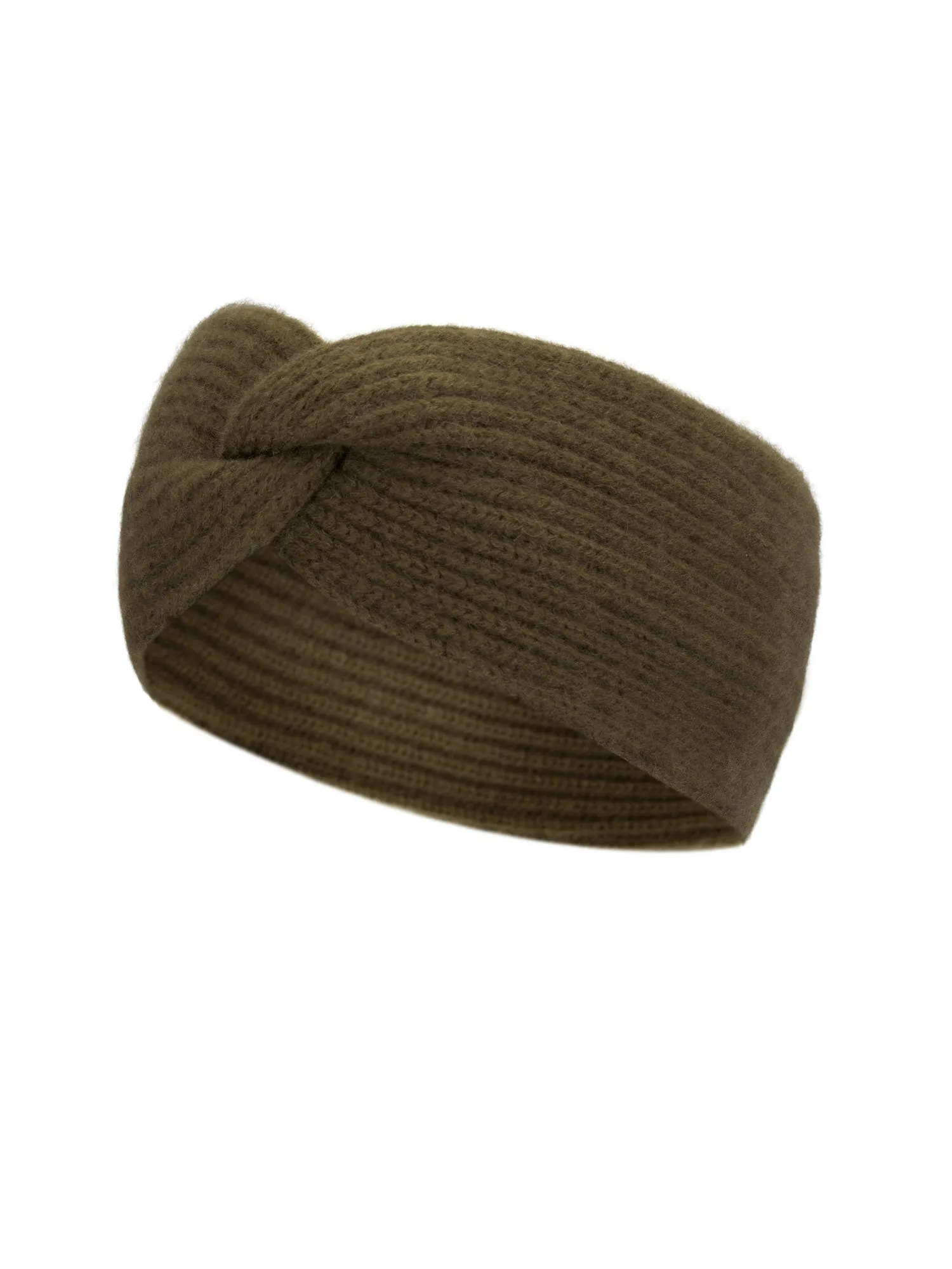 Cashmere head band "Freya" - hunter