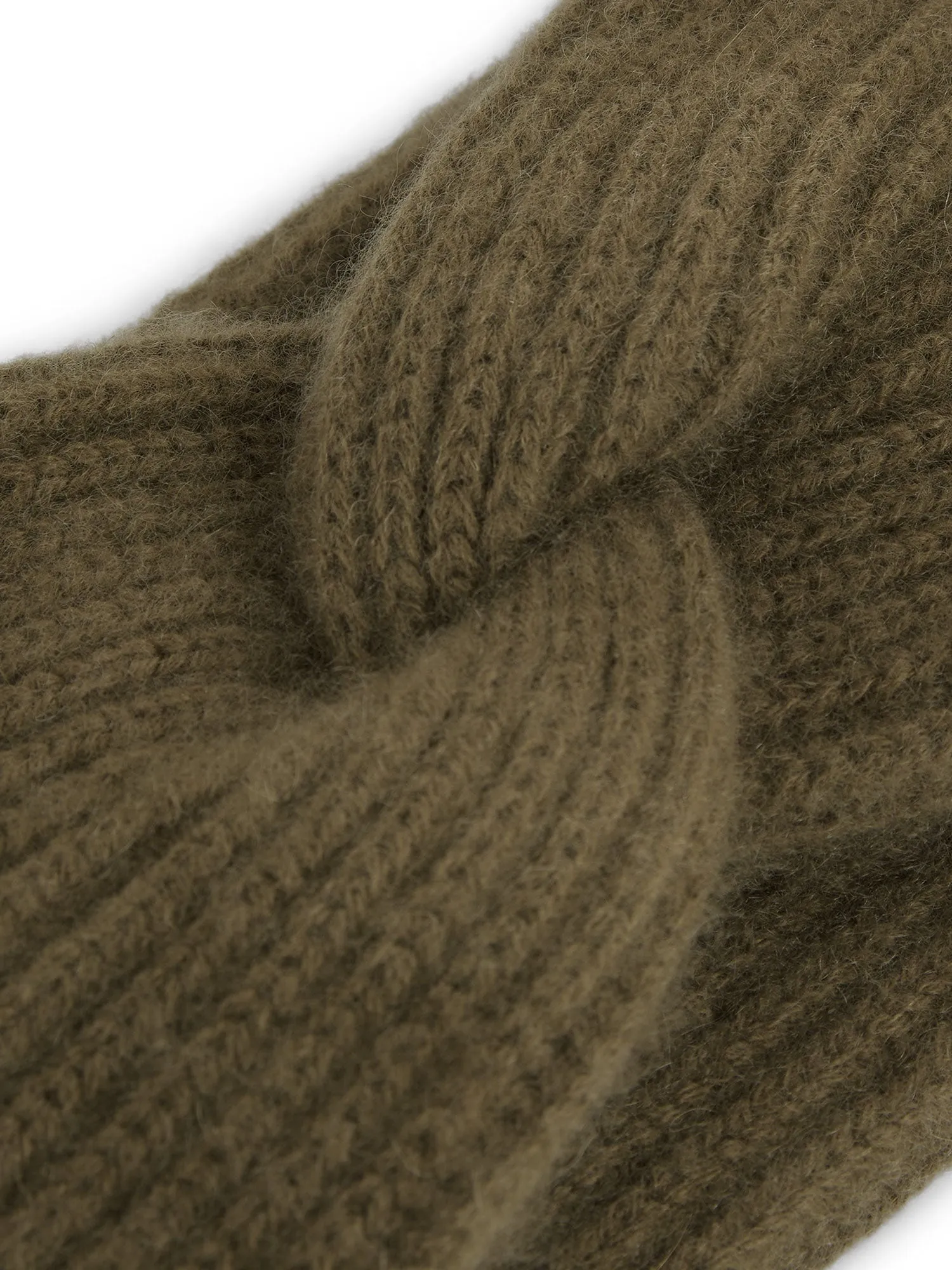 Cashmere head band "Freya" - hunter