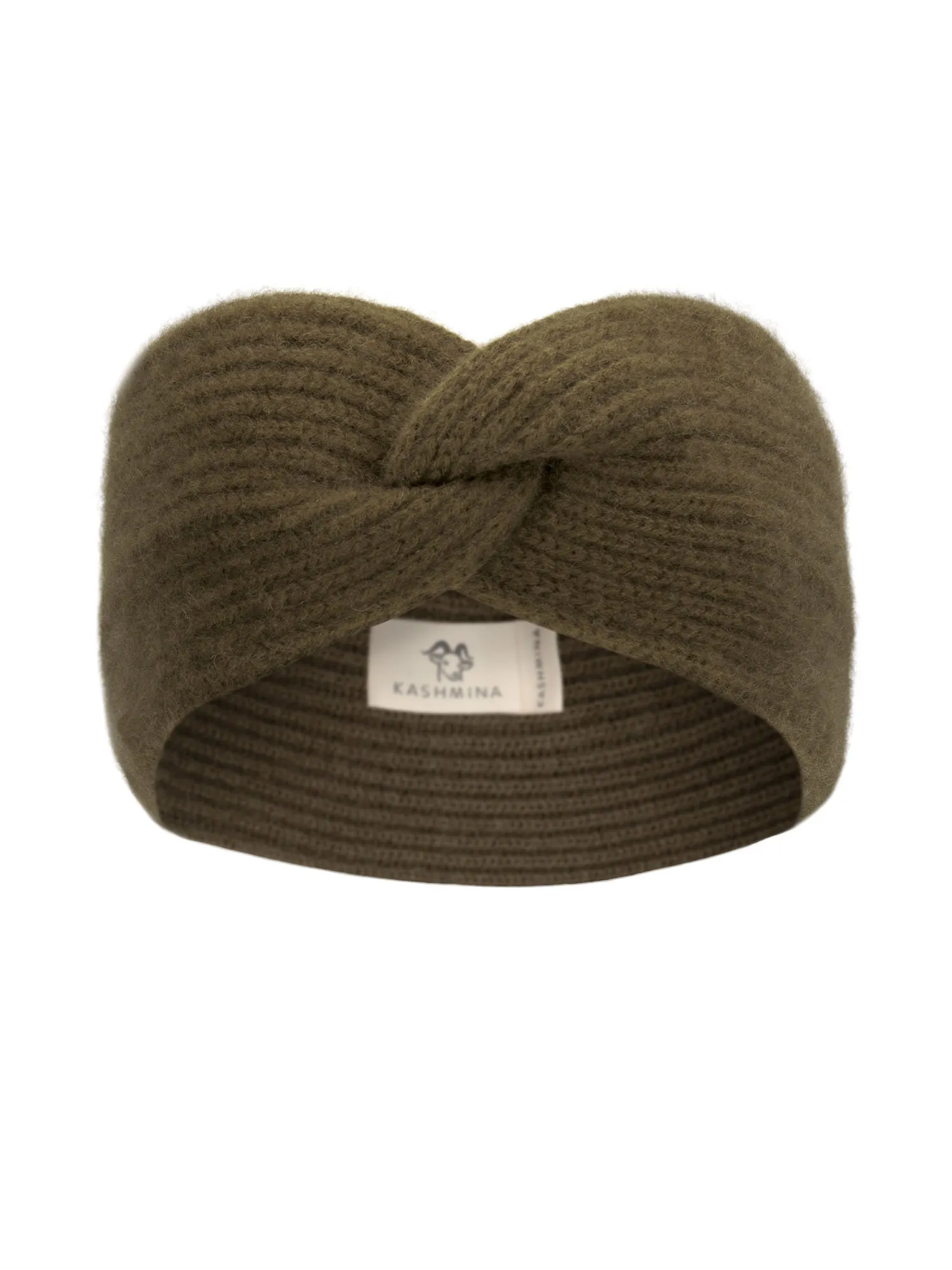 Cashmere head band "Freya" - hunter