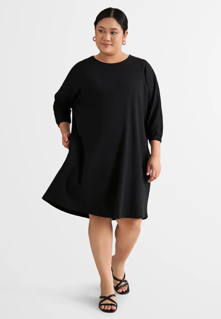 Celina Cuffed 3/4 Sleeve Dress Tee