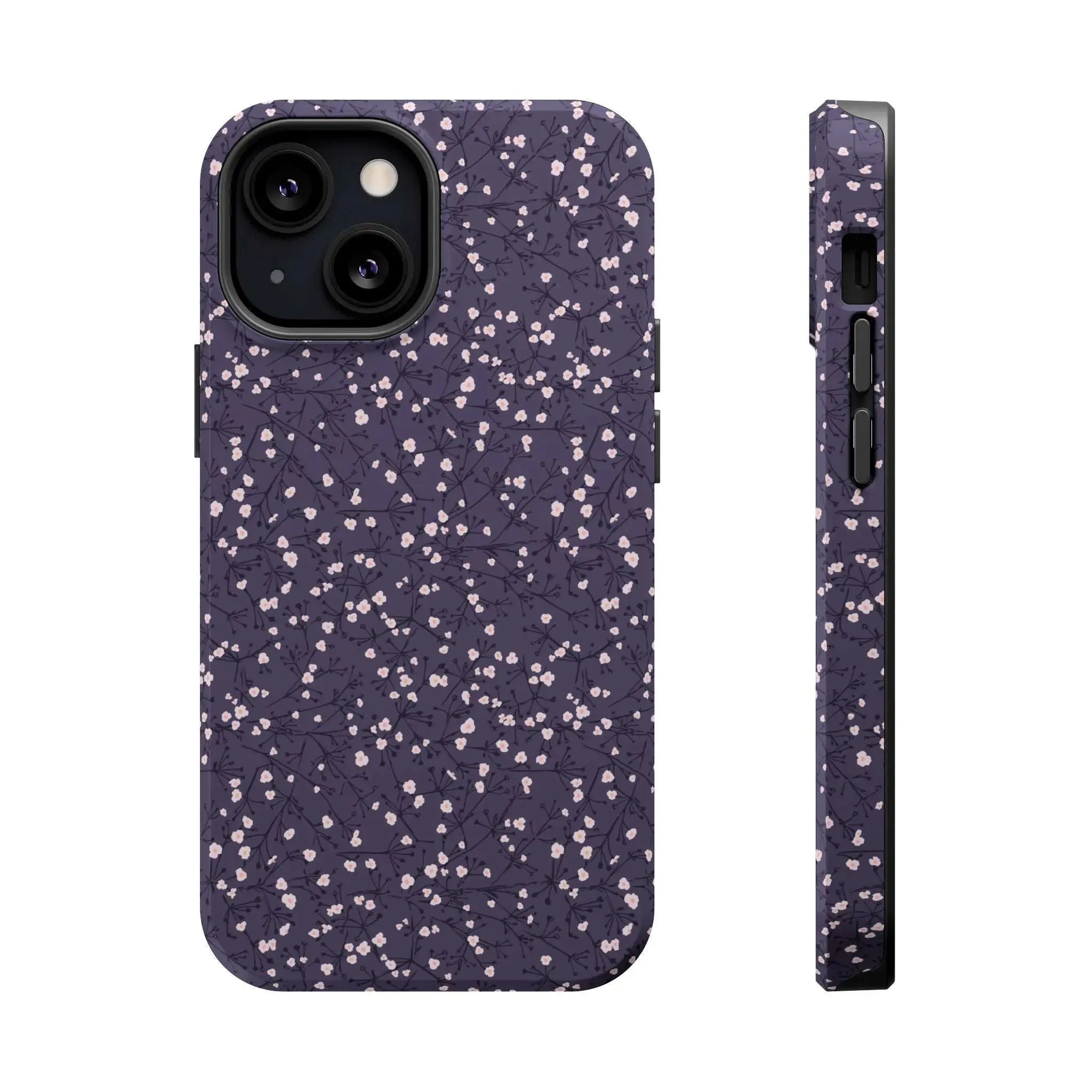 Cherry Petals | Blue Floral Case