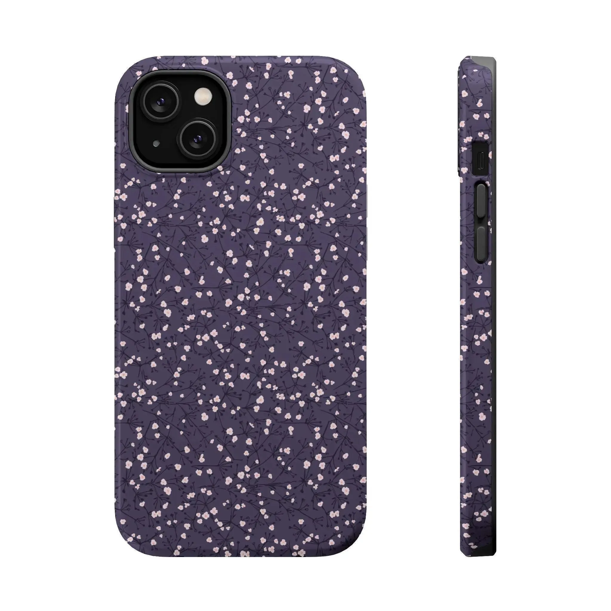 Cherry Petals | Blue Floral Case