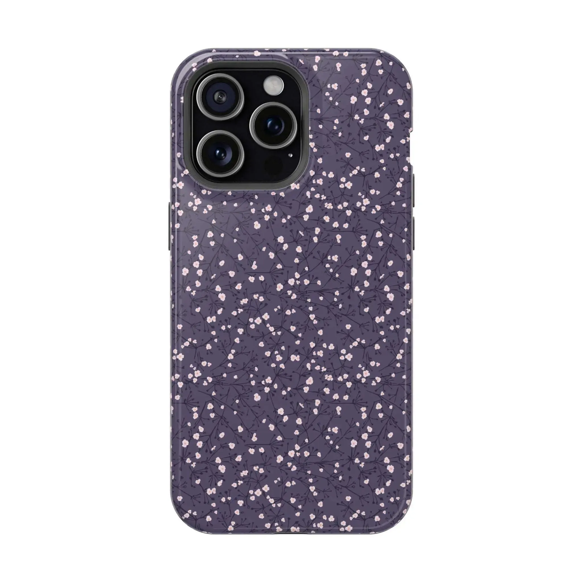 Cherry Petals | Blue Floral Case