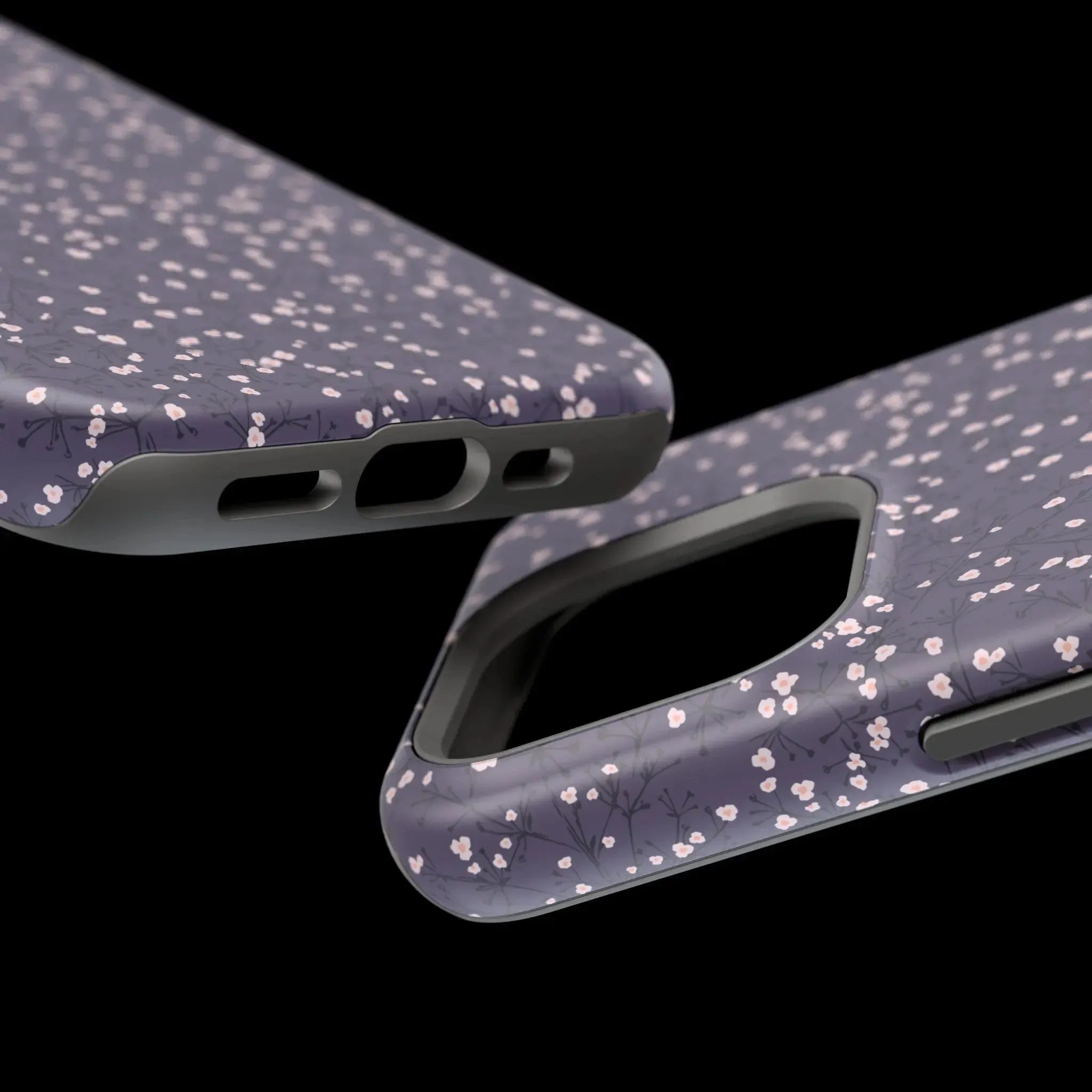 Cherry Petals | Blue Floral Case