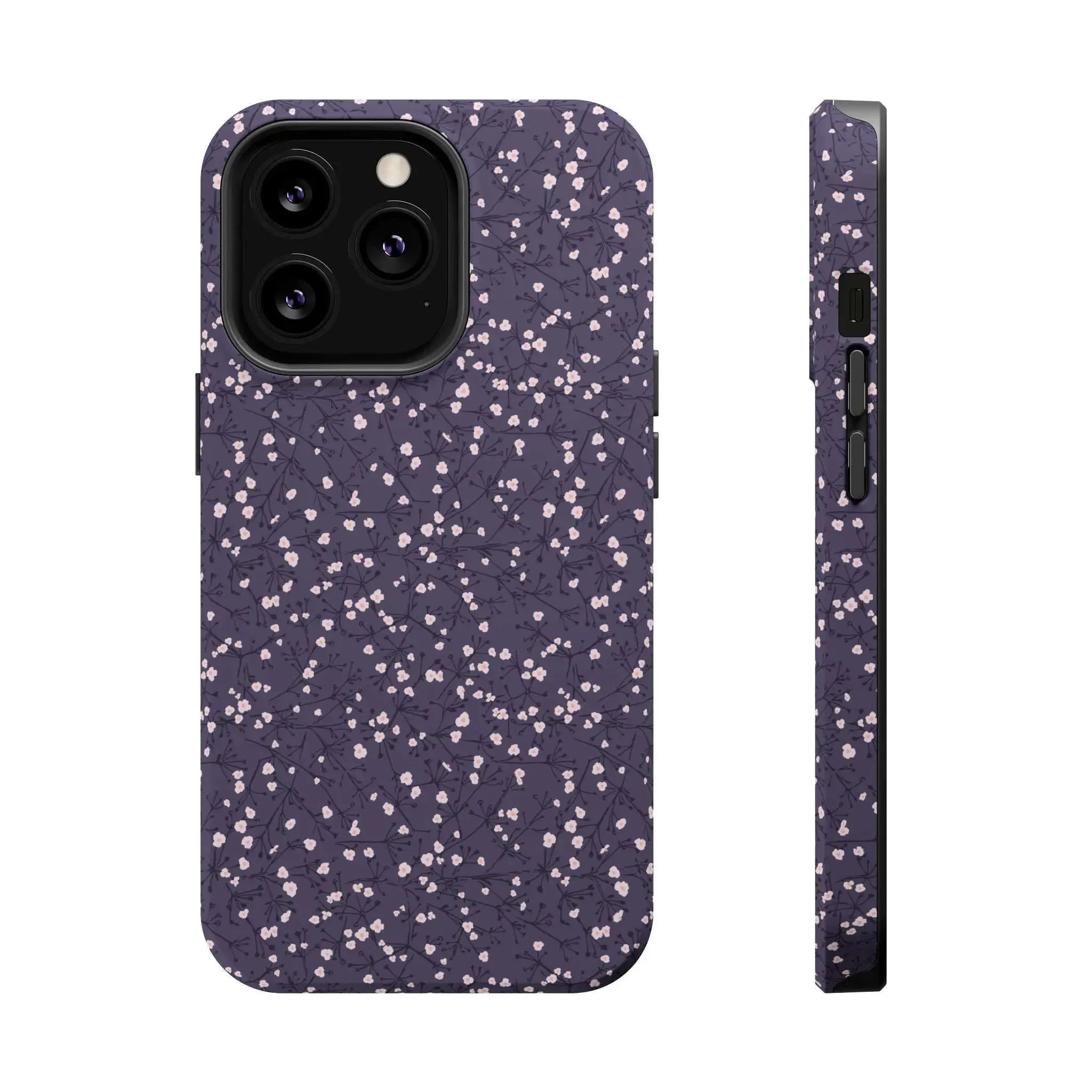 Cherry Petals | Blue Floral Case