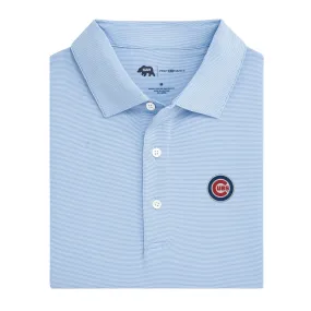 Chicago Cubs Hairline Stripe Performance Polo