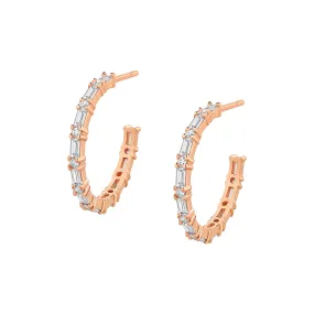 Ciara Baguette Hoops