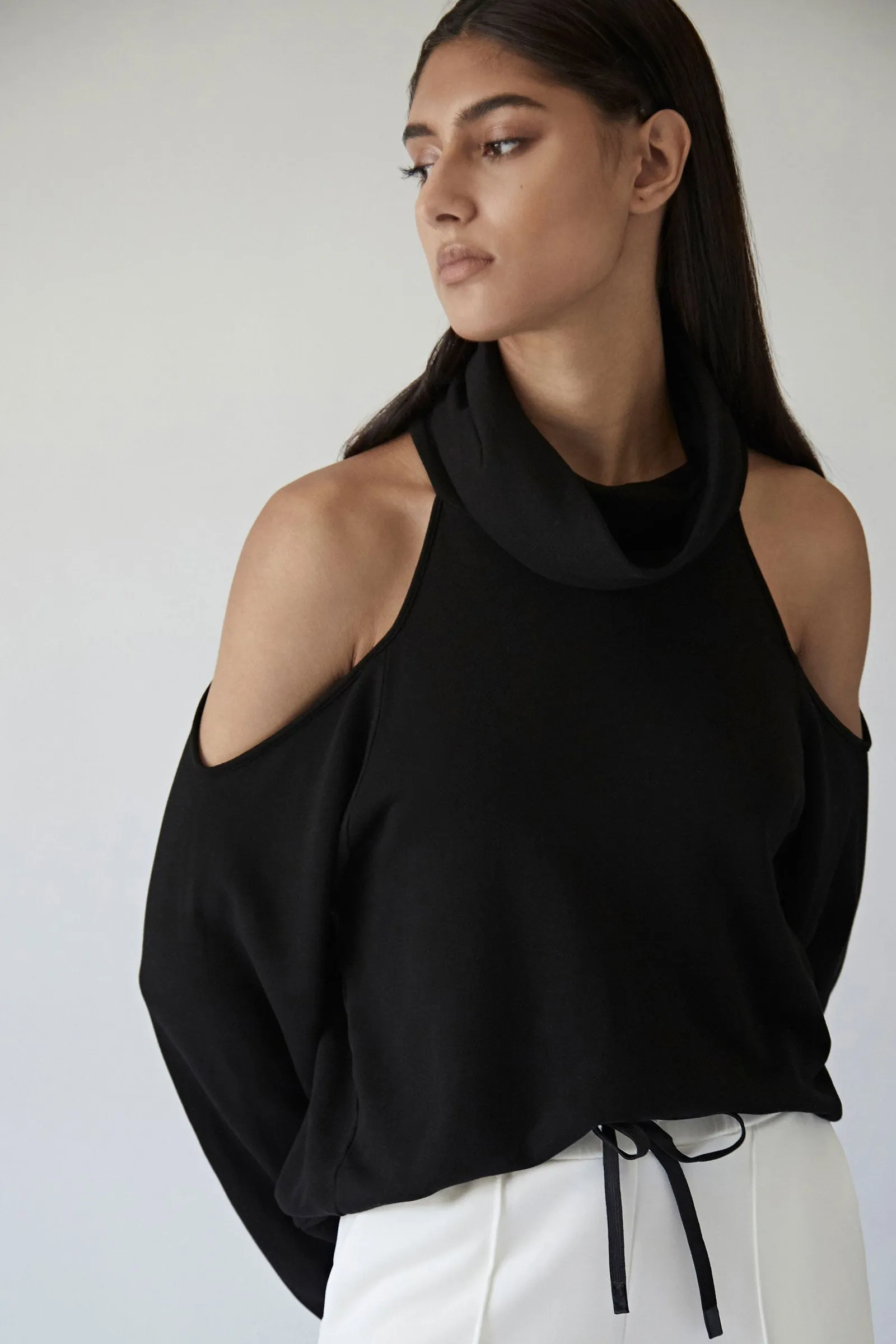 Cold Shoulder Pullover