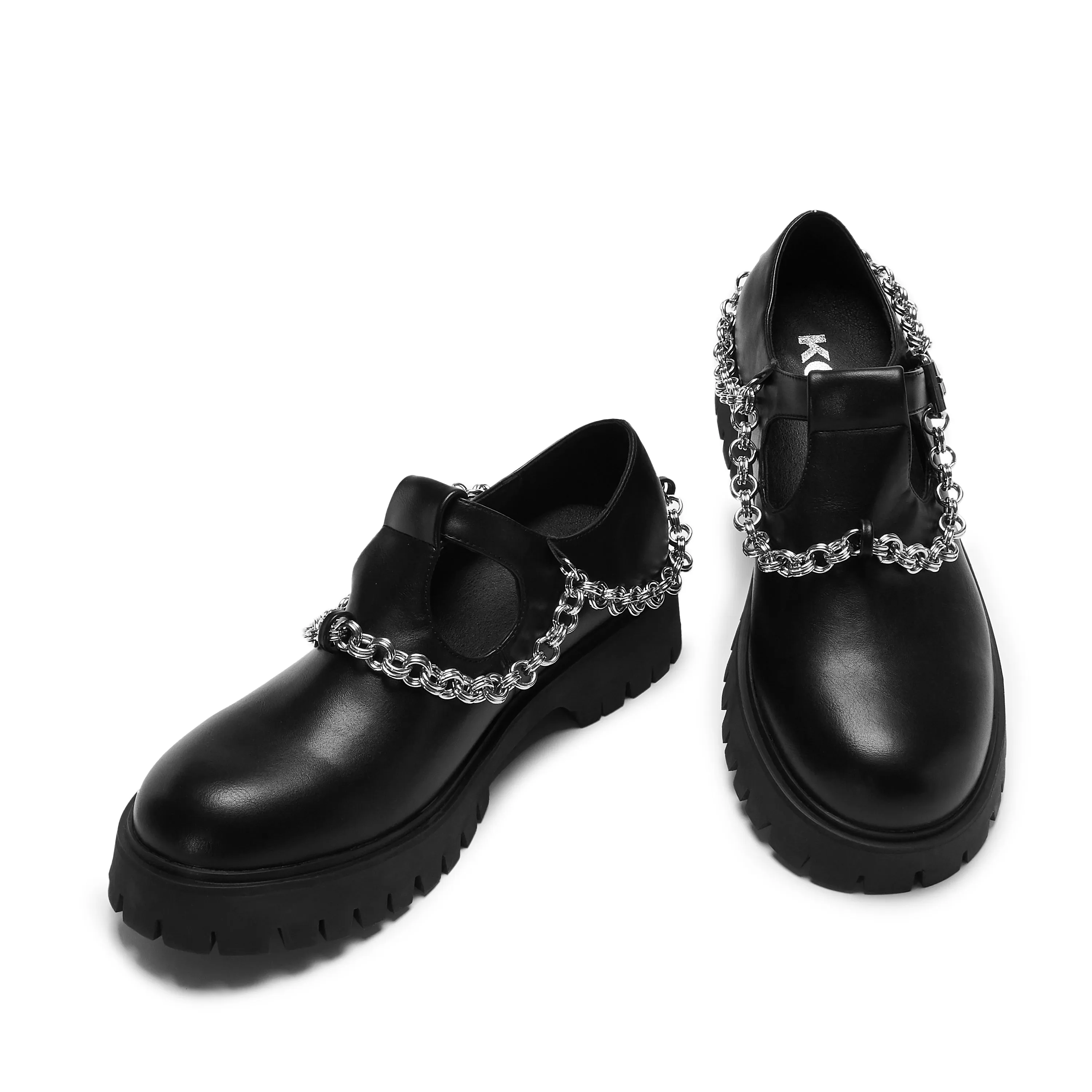 Cosmere Men's Chain Mary Janes - Black