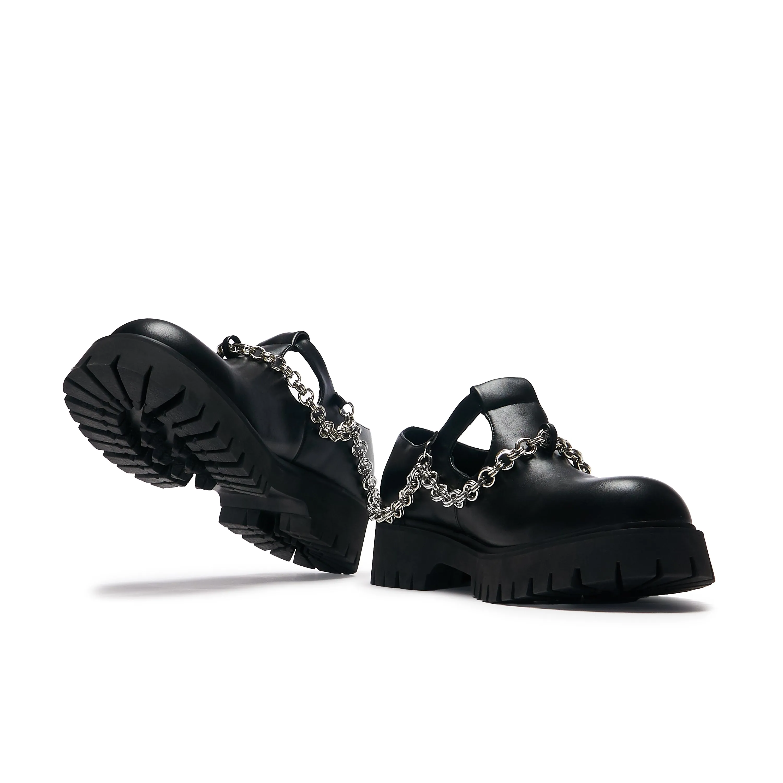 Cosmere Men's Chain Mary Janes - Black