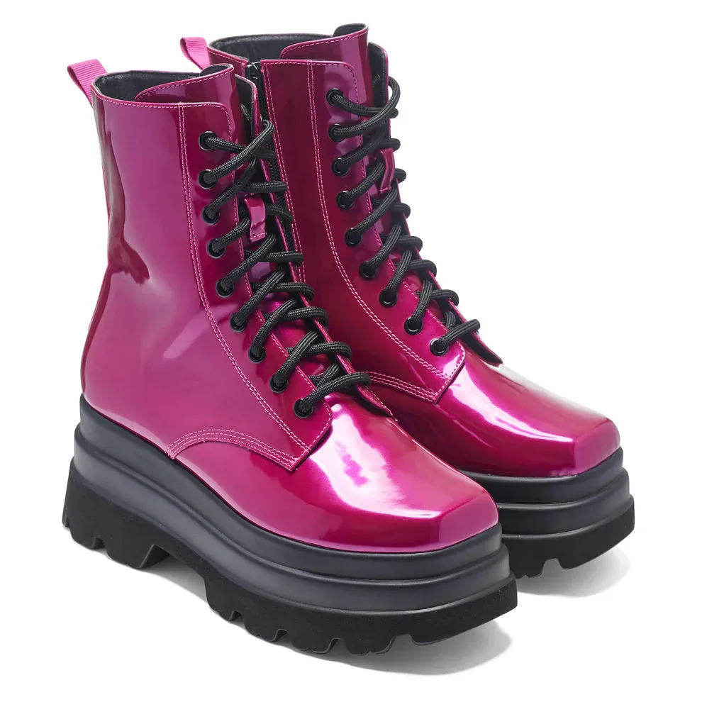 Deathwatch Trident Platform Boots - Candy Pink-Size 9-Clearance