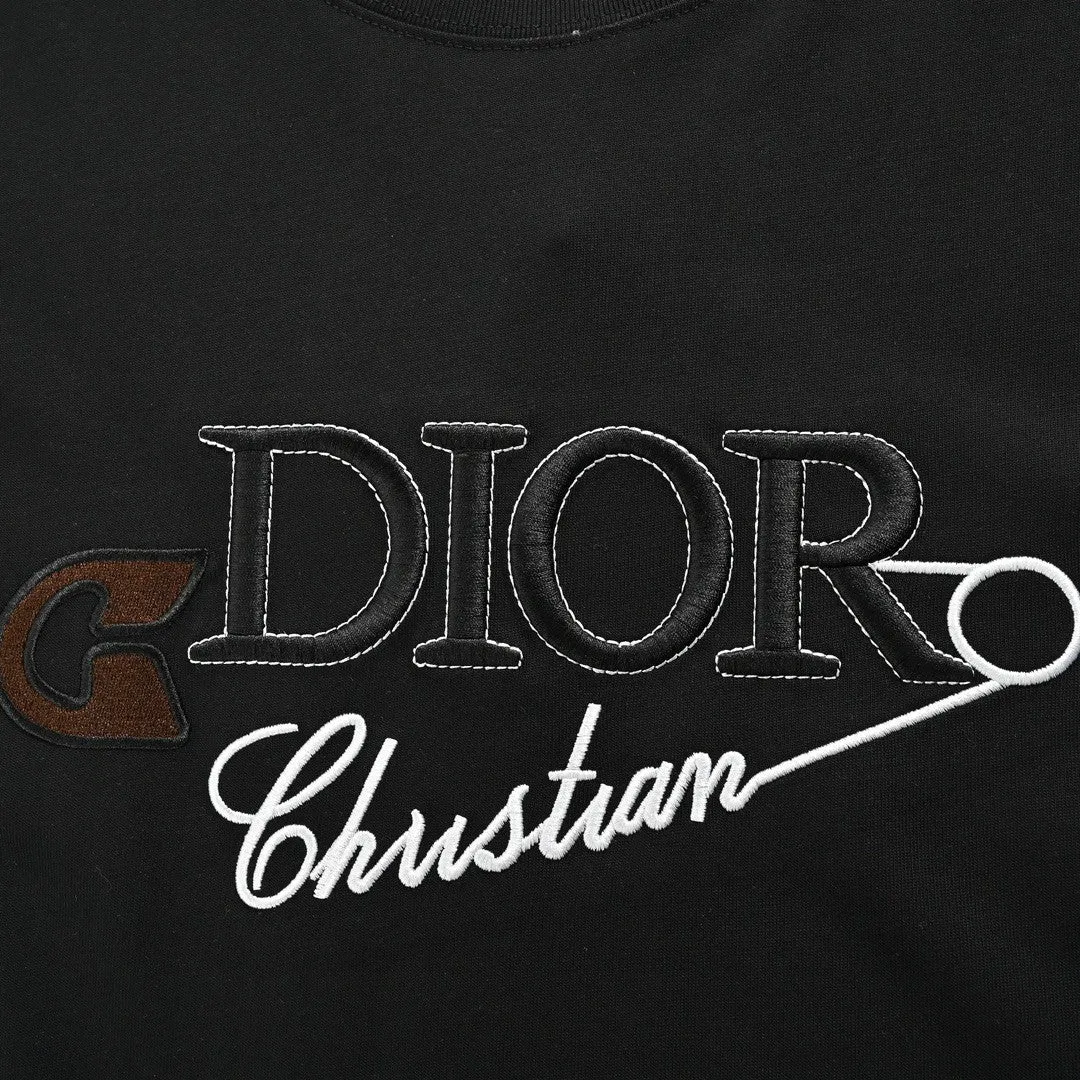 Dior Christian Graphic Black T-Shirt