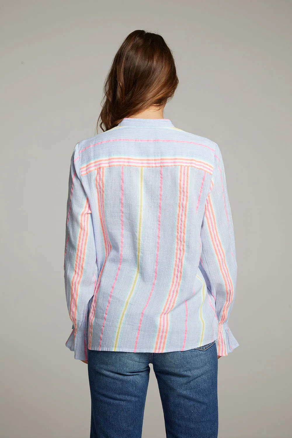 Dolphin South West Beach Stripe Button Down