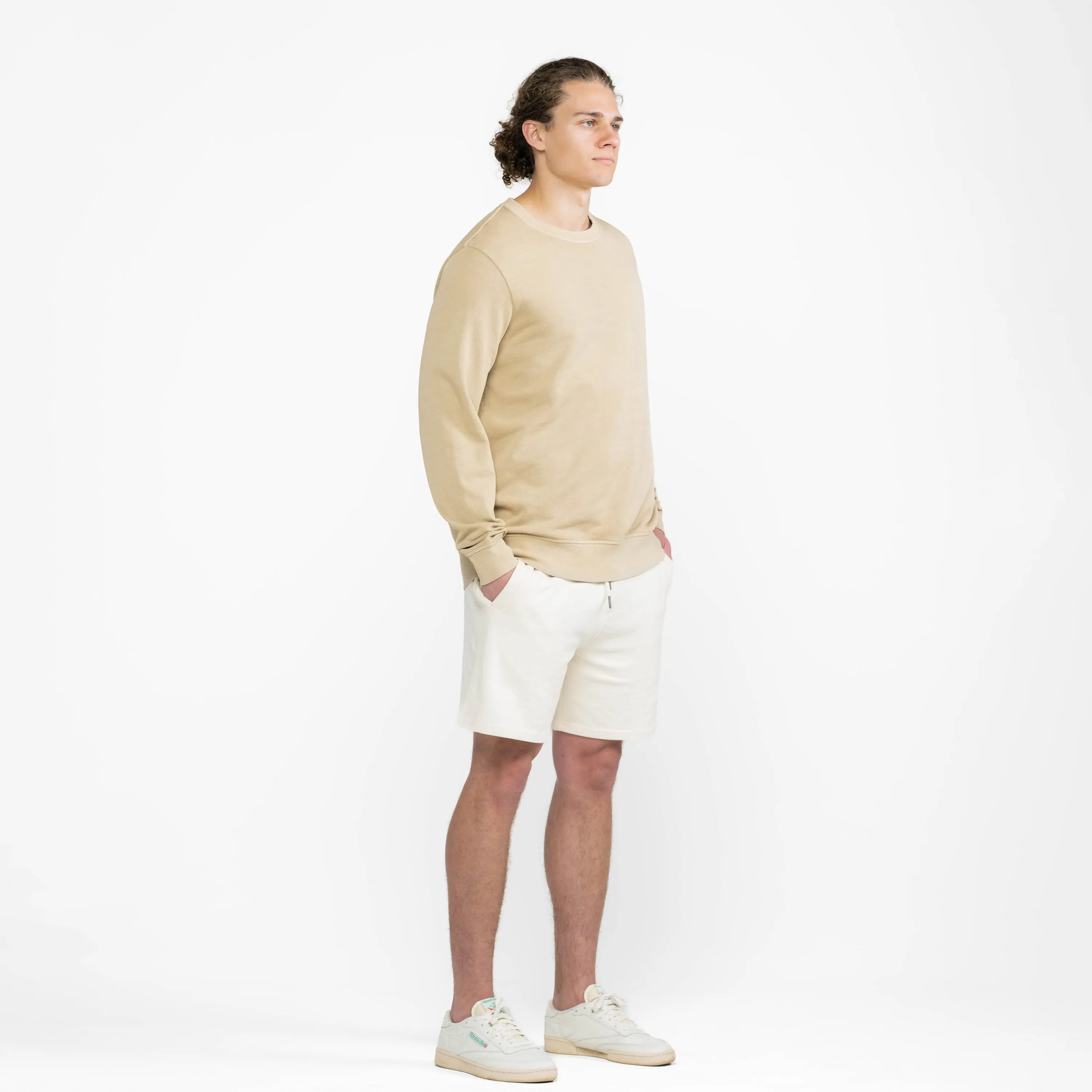 Dune Organic Cotton French Terry Crewneck Sweatshirt