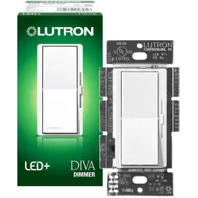 DVCL-153P-WH CFL/LED DIMMER DECORA STYLE WHITE