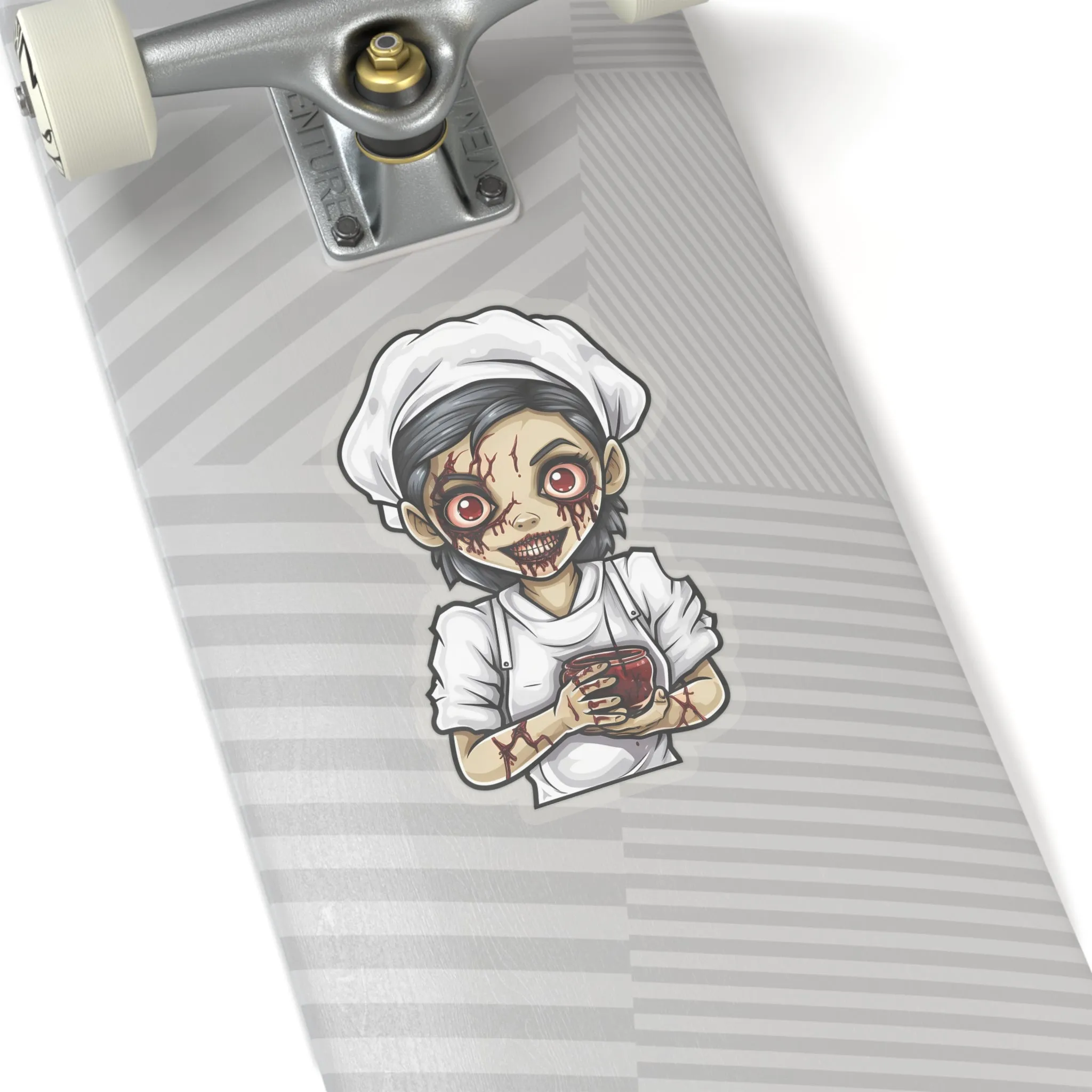 Eerie and Engaging: Spooky Halloween Zombie Nurse Stickers