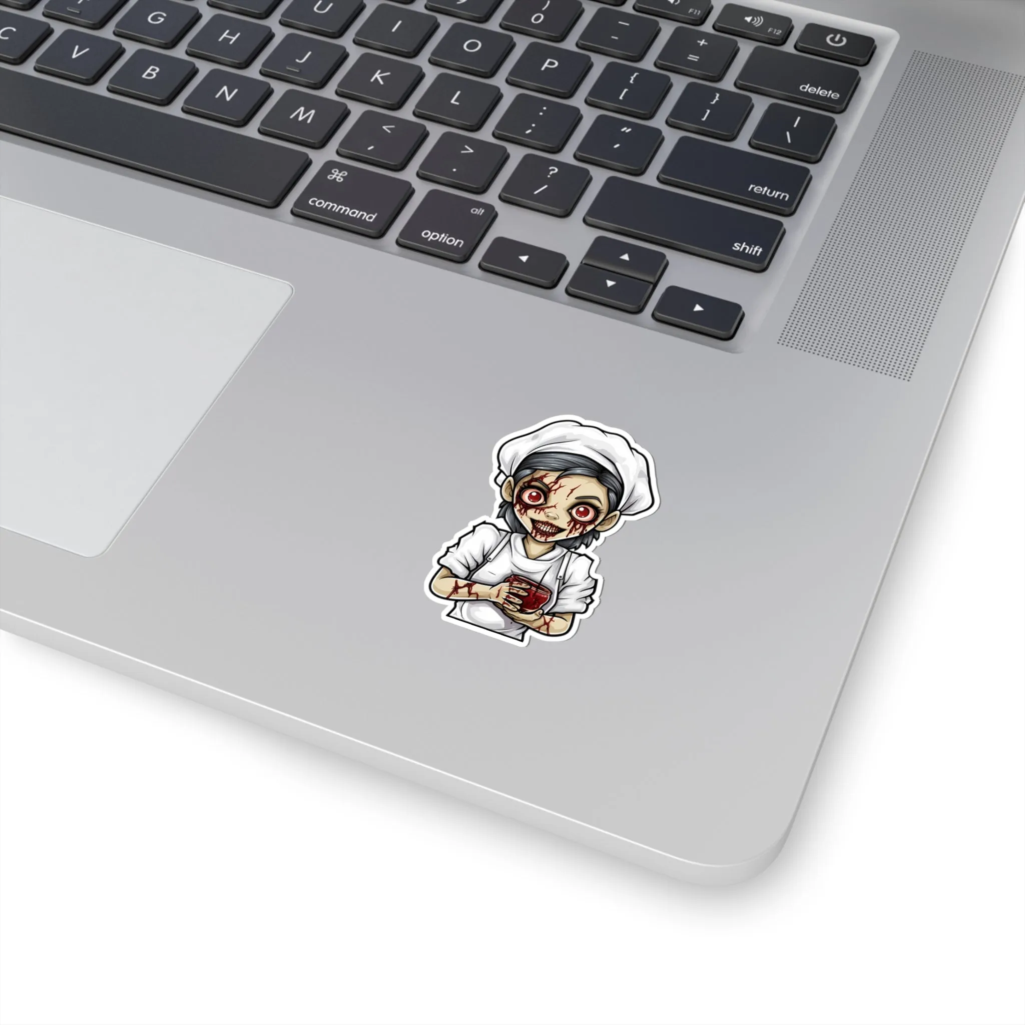 Eerie and Engaging: Spooky Halloween Zombie Nurse Stickers