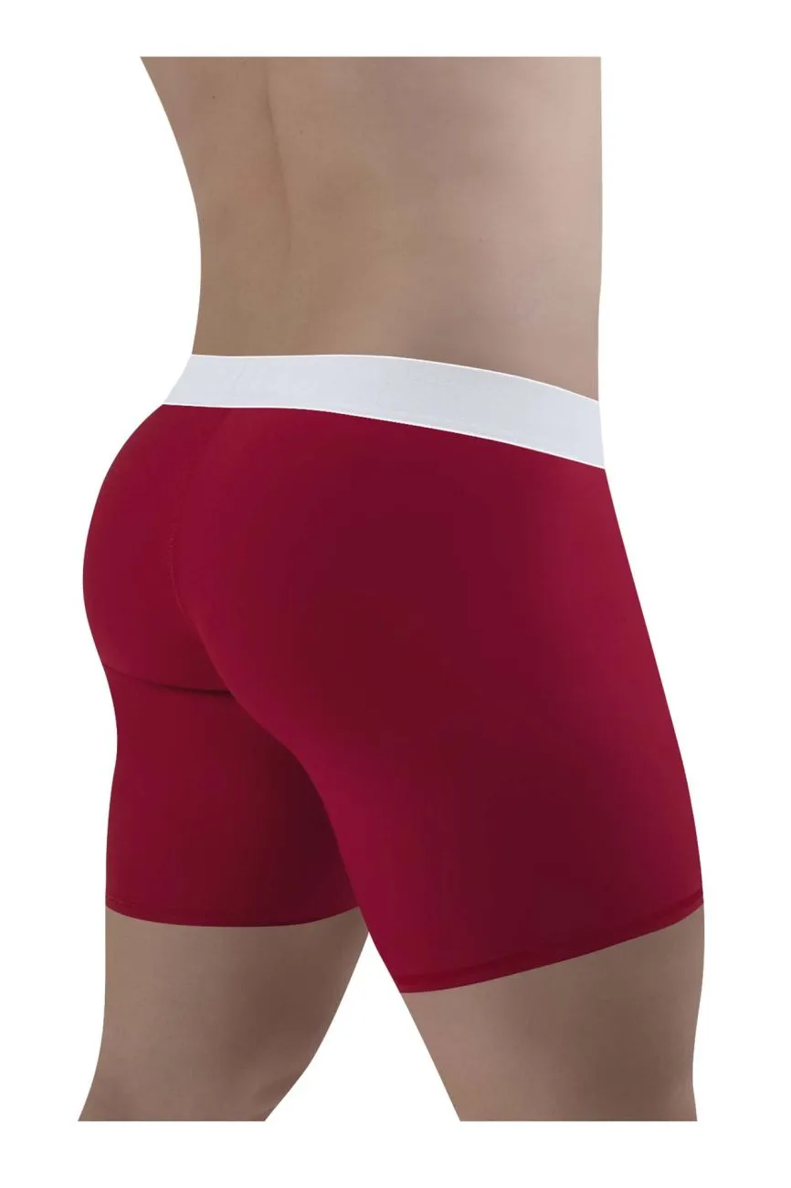 ErgoWear EW1481 MAX COTTON Boxer Briefs Color Garnet