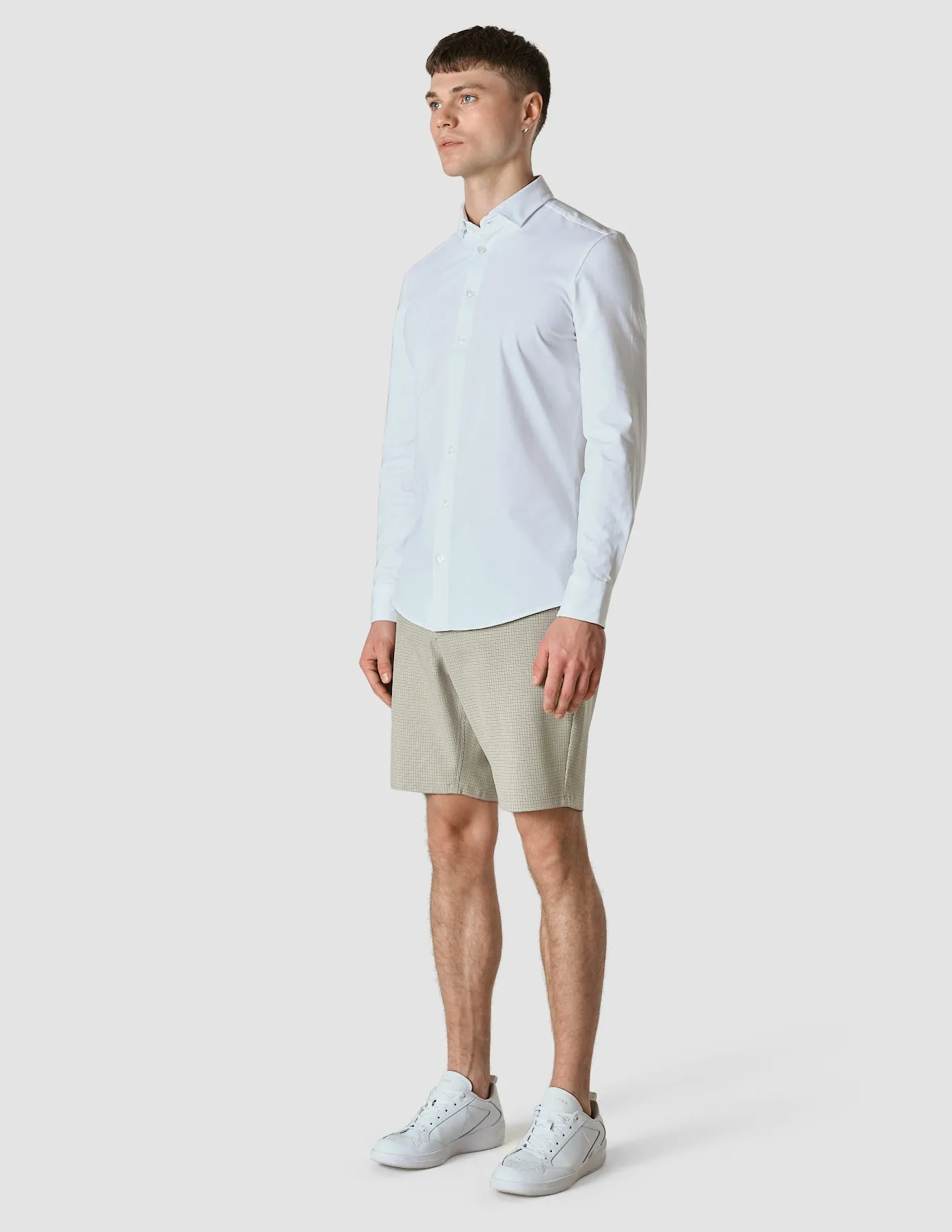 Essential Shorts Duo Check Green