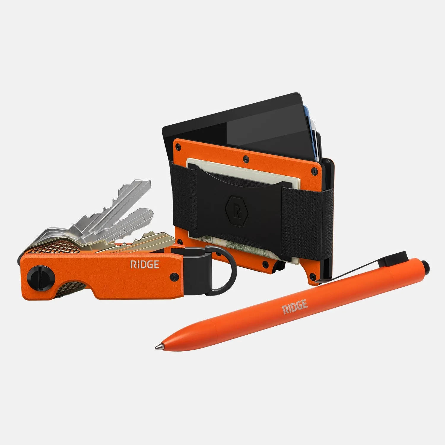 Everyday Carry Kit (Click Pen) - Basecamp Orange