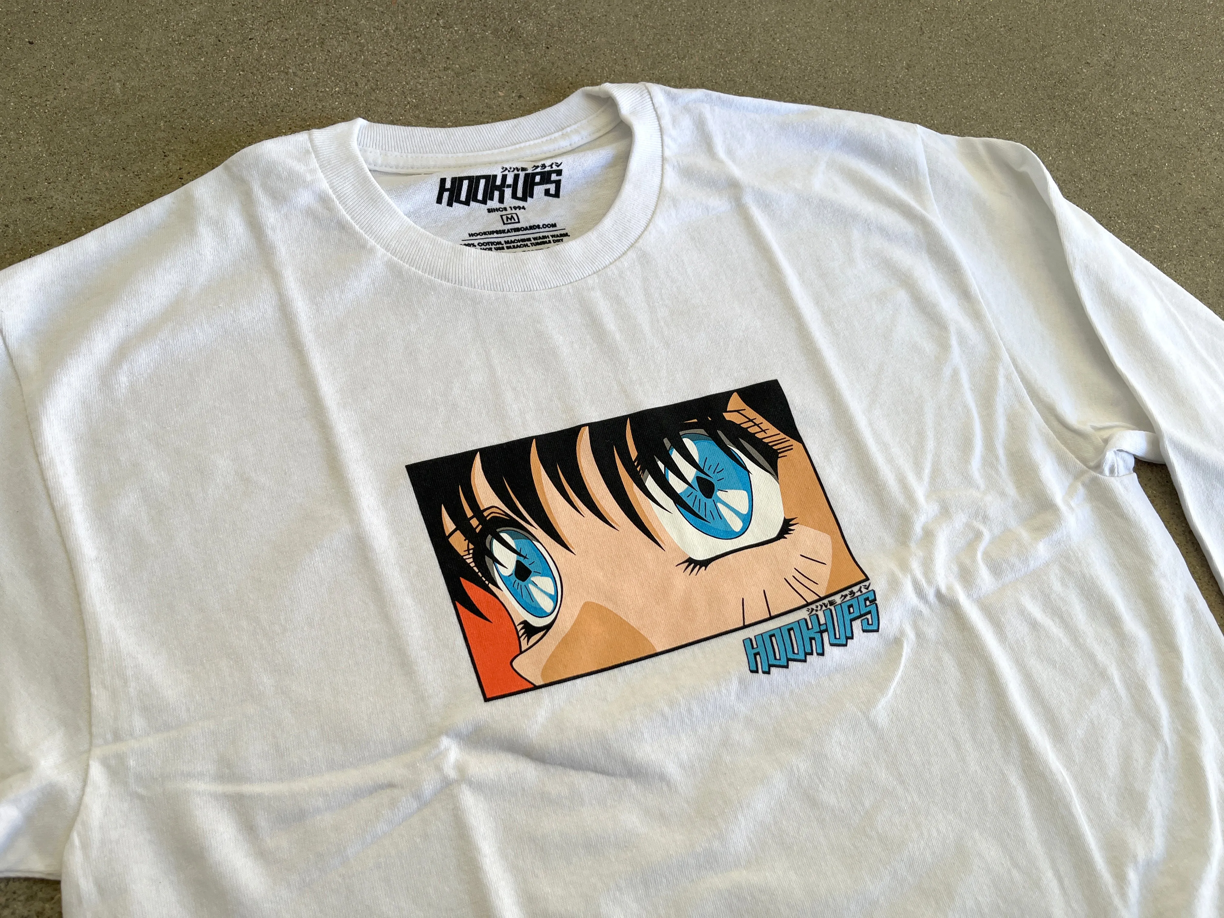 Eyes LONG SLEEVE t-shirt - WHITE