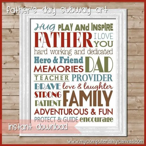 Father's Day Art PRINTABLE