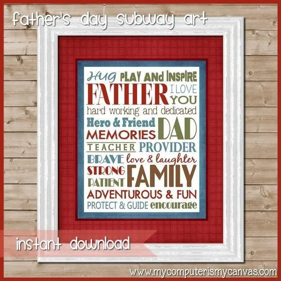 Father's Day Art PRINTABLE