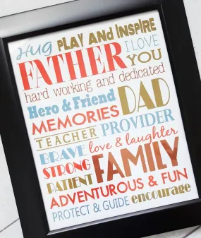 Father's Day Art PRINTABLE